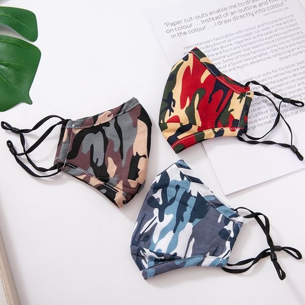 

creative straight cool camouflage cotton ear mask for men and women