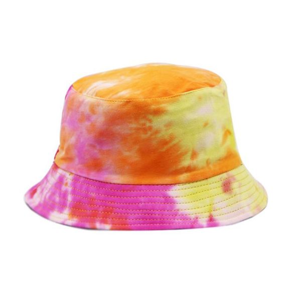 

summer tie-dye fishman hat casual characteristics shade colorful cap lightweight space saving fisherman backet outdoor hats, Black;white