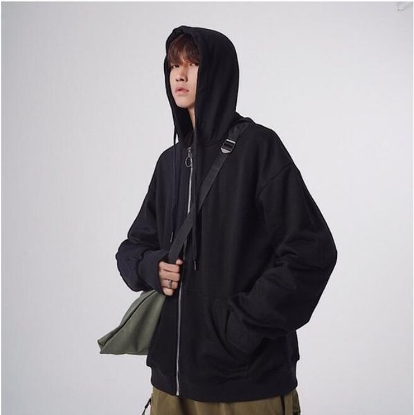 

men's sweaters 2021 casual sweatshirt men hoodies autumn spring hoody hoodie cotton sweatshirts streetwear clothes, White;black