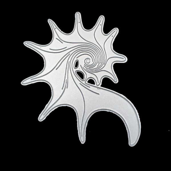 

painting supplies diy sea snail shaped dies cut metal template die for scrapbooking stencils handmade cards decoration