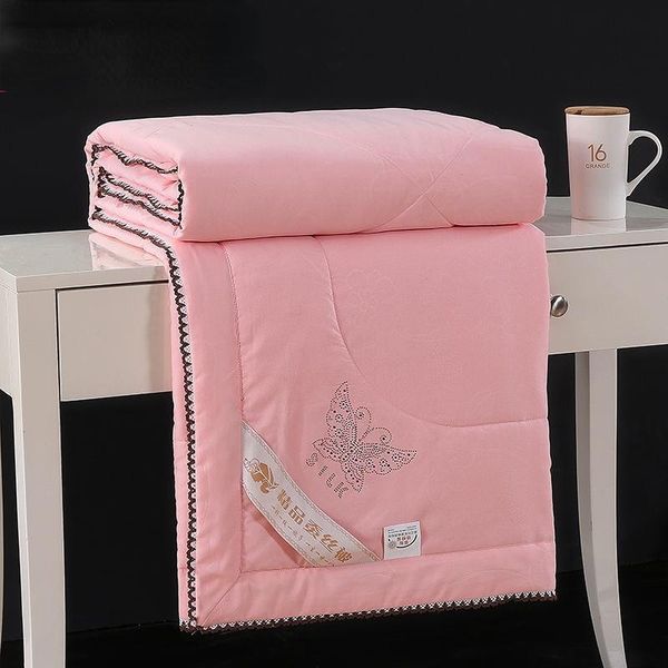 

comforters & sets silk quilt 100% mulberry pure cotton summer quilt, air-conditioning spring and autumn student dormitory