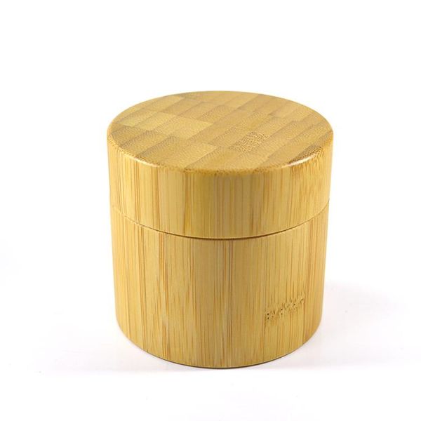 

storage bottles & jars 50pcs*150g bamboo cosmetic jar wooden cream with inner pp plastic