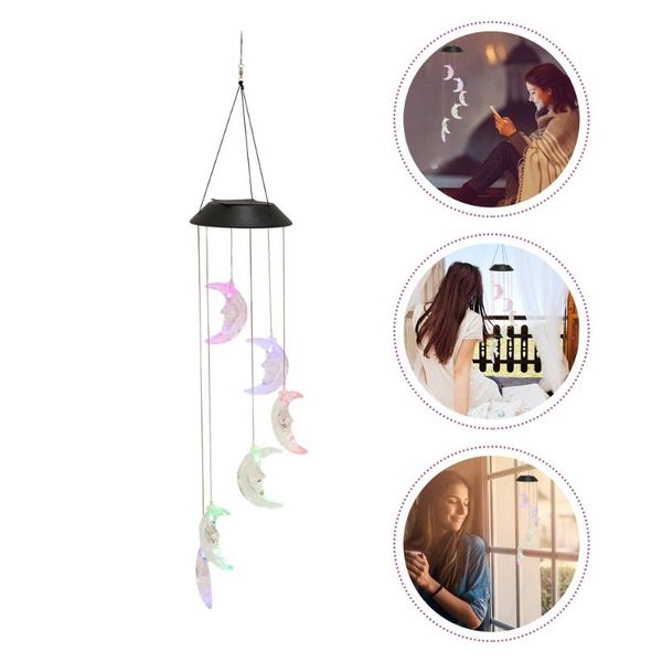 

decorative objects & figurines gardening landscape solar light wind chime hanging pendant
