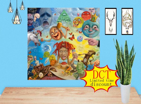 

trippie redd life s a trip album poster music cover silk art print