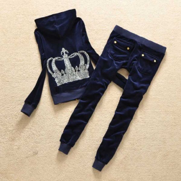 

women's hoodies & sweatshirts ropa de mujer 2021 velvet fabric tracksuits velour oversize and sweat pants set for women s- xl 2 piece, Black