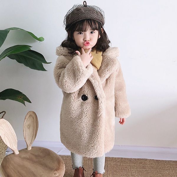 

autumnandwinternewchildrensclothinggirlsfauxfurcoatbigsizechildrenscotton-paddedcoatgranulatedwoolbabyjacket, Blue;gray
