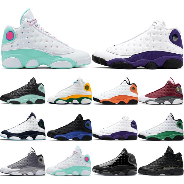 

trainers 13s man basketball shoes atmosphere grey aurora green gold glitter hyper royal island lakers starfish red flint playground obsidian