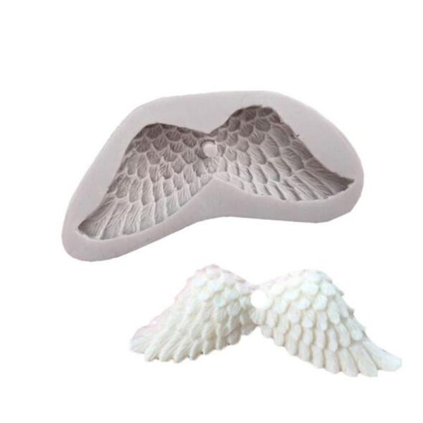 

cake tools 3d fondant mold angel wings silicone cakes decorating diy gumpaste kitchen bakeware christmas decorations