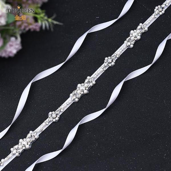 

wedding sashes ueen s488 bridal belt rhinestone and pearl thin sparkly straps for dresses the, White