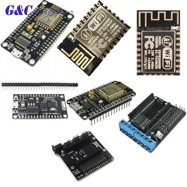 

integrated circuits esp8266 ch340g nodemcu v3 lua wireless wifi module connector development board esp-12e micro usb cp2102 based l293d