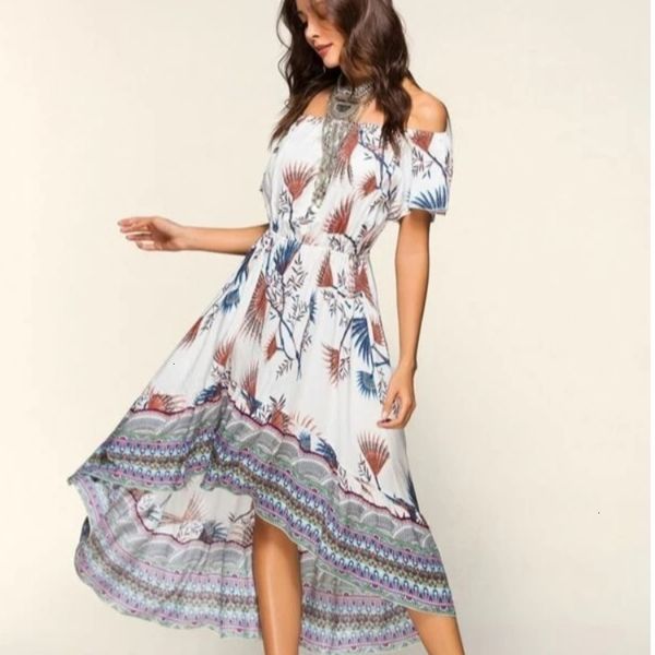 

casual one 20 dresses line collar print beach resort style dress, Black;gray