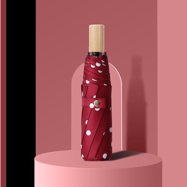 

umbrellas small fashion folding umbrella rain women gift men mini pocket parasol girls anti-uv waterproof portable travel fft