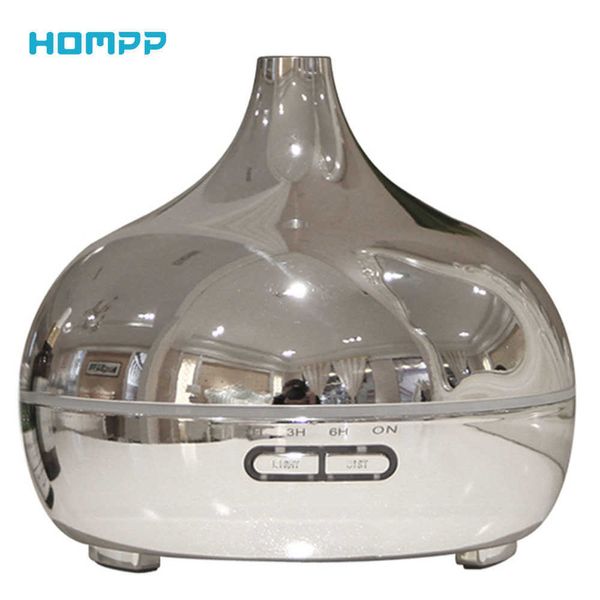 Electroplate Aroma Difusor Aromaterapia Umidificador 300ml Óleos Ultrassonic Humidificador 4 Tempo para Home Decor Office A Free 210724