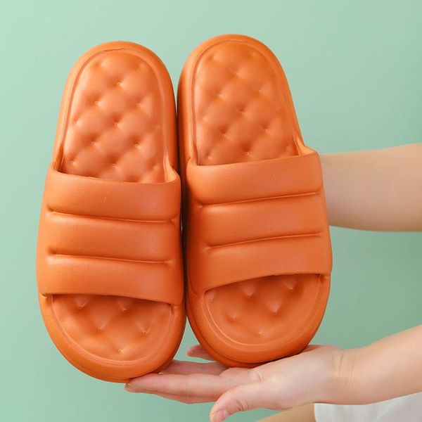 

women slippers 2021 fashion slide sandals beach high heels shower thick soft sole ladies boys girls bathroom shoes, Black