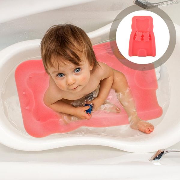 

bath mats 1pc baby mat infant sponge pad cartoon bear shower skid proof