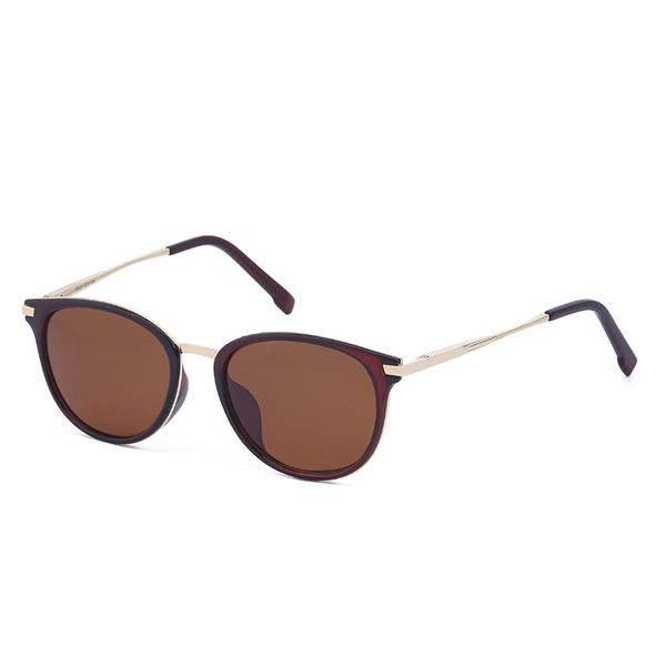 

trend cat eye women retro sunglasses black gold dark brown polarized eyeglasses female driving sports casual comfortable big name same fashi, White;black