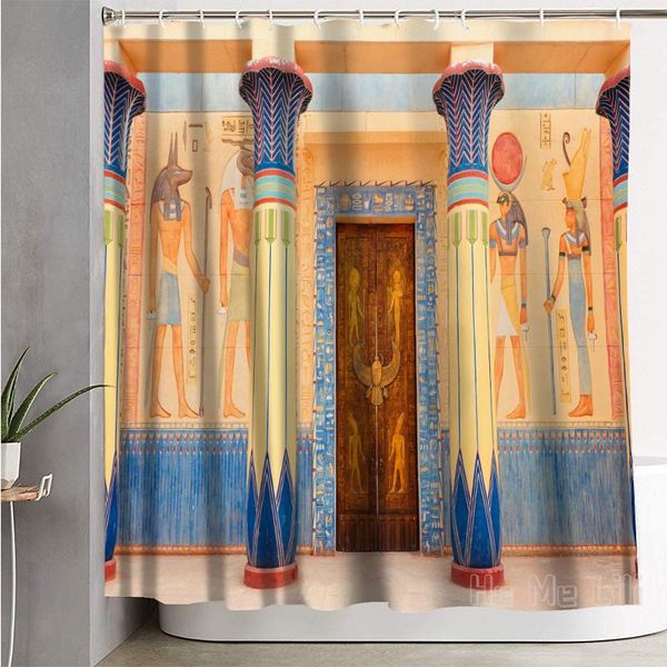 

shower curtains the beliefs of ancient egypt waterproof bathroom decor