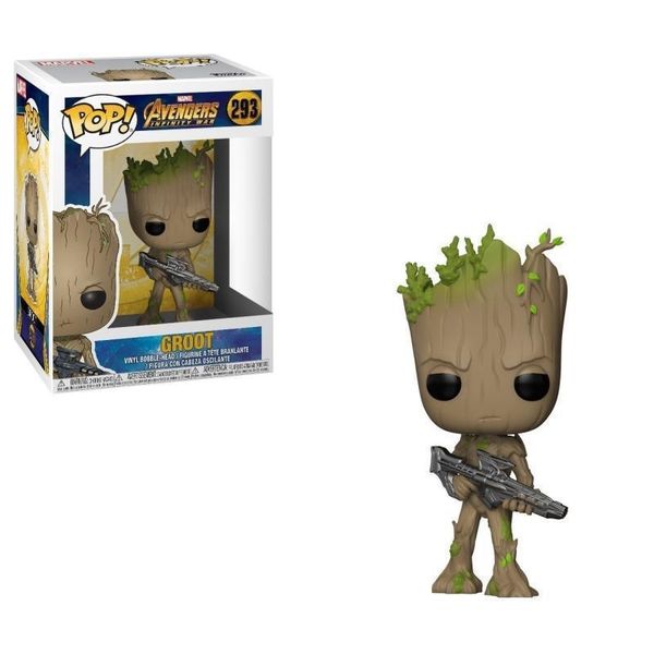 

funko pop avenger alliance 3 gun tree man hand doll decoration model galaxy escort 293#