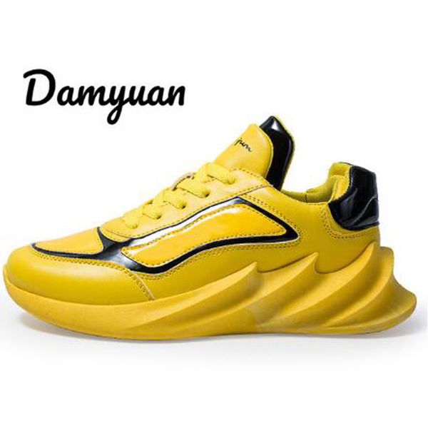 

breathable men running shoes high elasticity sports cushioning blade gym trainers outdoor platform walking jogging sneakers 36~45