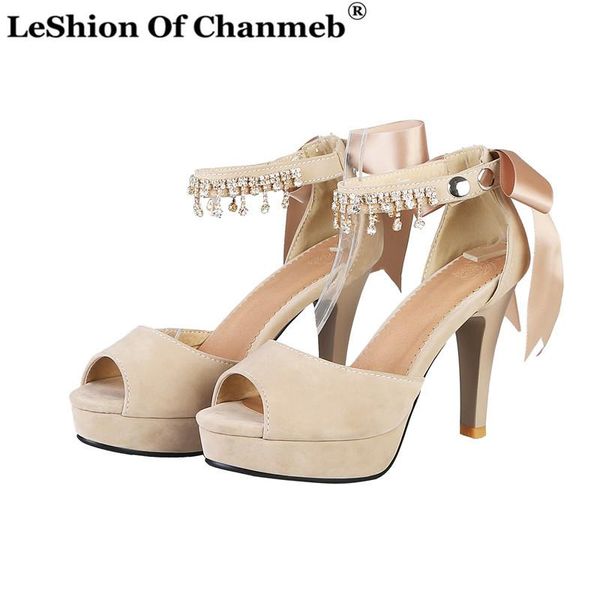 

shiny crystal rhinestone sandals for women ladies big size 43 platforms woman female high heels back bow-tie party shoes, Black
