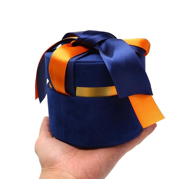 

round flannel candy box gift present storage for wedding party supplies wrap