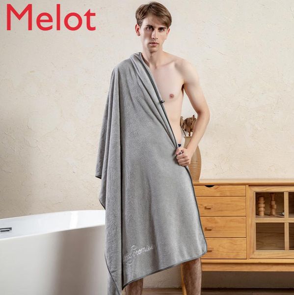 

towel men's bath oversized home couple wearable wrapping cotton absorbent quick-drying lint big bathroom set