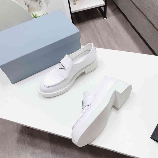 

designers shoes lefu shoe playshoe superior quality versatile english style fashion thick heel lulu af1 tn women boots black white