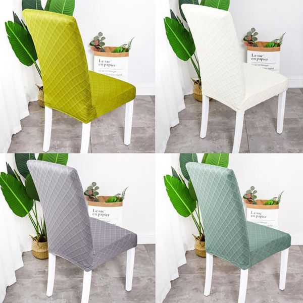 

chair covers double-layer fabric elastic cover for kitchen/wedding stretch spandex dining room with back