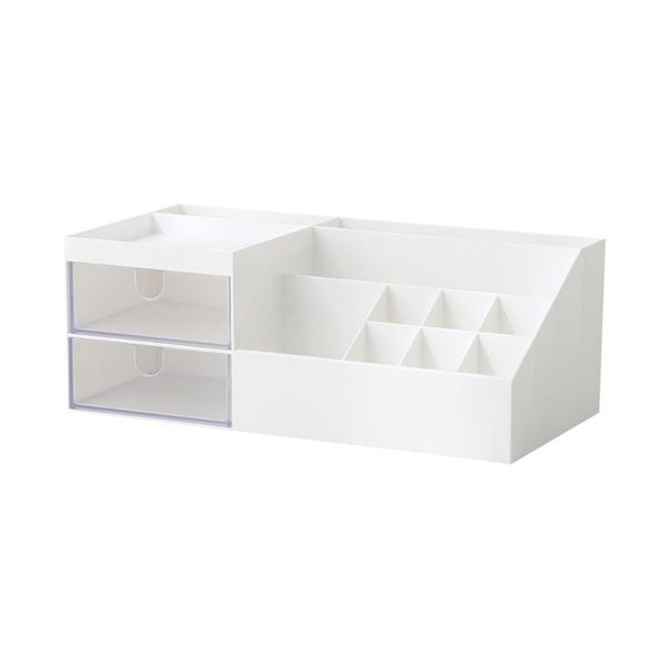 

storage boxes & bins makeup organizer jewelry cosmetic office container vanity multifunctional stationery nail polish dresser desk drawer bo