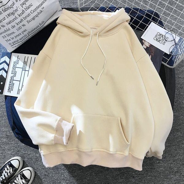

women's hoodies & sweatshirts solid color minimalist style crewneck oversized sweatshirt hoodie custom patterns please contact us for o, Black