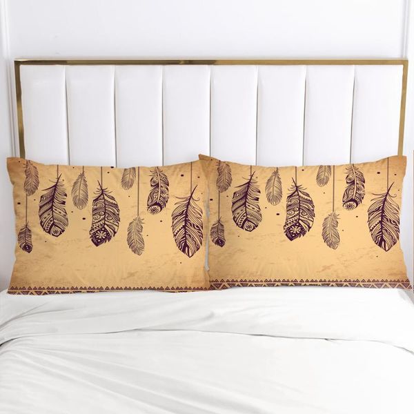 

pillow case customize 3d 2pcs cases decoration throw cover bedding pillowcase 80x80 60x70 home textile bohemia drop ship