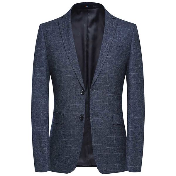 

jackets fashion casual slim jacket spring autumn business office wedding blazer suit men clothing, Black;brown
