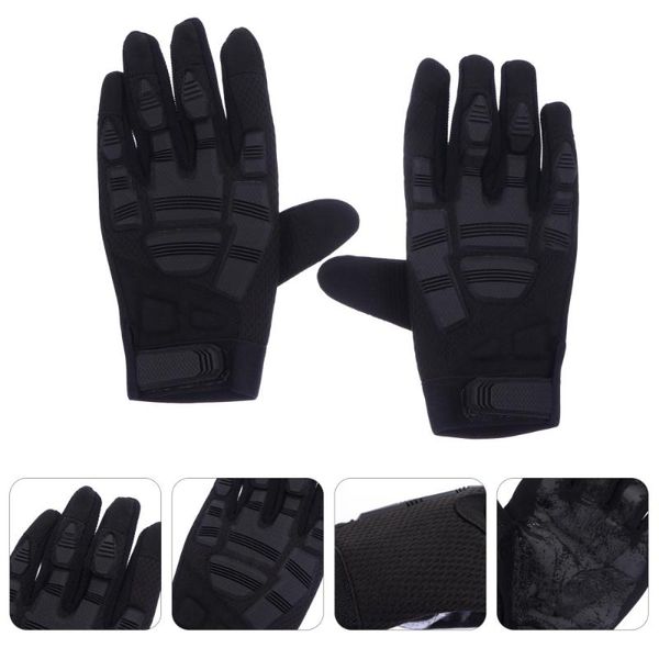 

cycling gloves 1 pair useful riding glove bicycling mitten mountaineering, Black