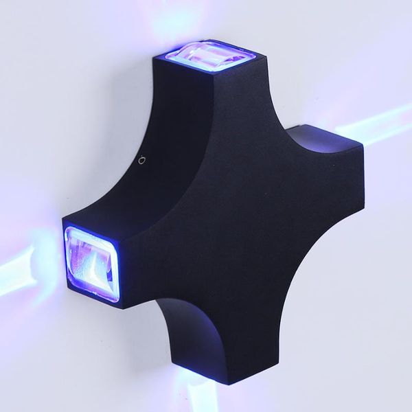 

modern minimalist led aluminum acrylic lens lamp bedside inside outside wall room 12w aisle yard light ip67 outdoor lamps