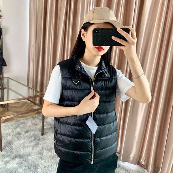 

jacket 2021 winter luxury design premium quality timeless quilted navy blue down vest, Black;brown
