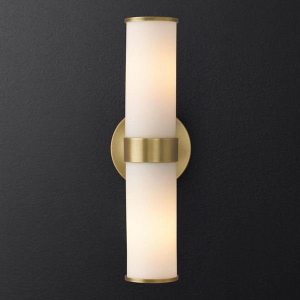 

wall lamp nordic luxury full copper modern living room bedroom bedside will light el restaurant bar aisle stairs sconce