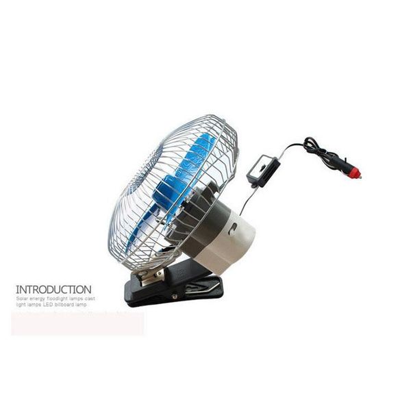 

vehicle oscillating auto special car fans portable solar 12v fan sola blue coolable