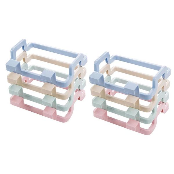 

waste bins 8pcs garbage bag shelf rubbish hanging rack hook