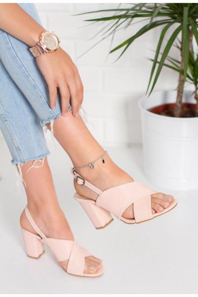 

sandals stay women heels cross, Black