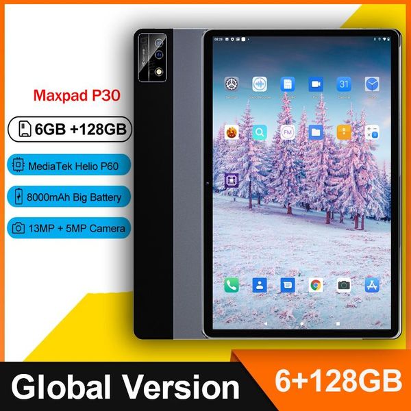 

tablet pc 2022 design 10 inch android tablets 6gb ram 128gb rom 10.0 octa core ips lcd 4g phone call sim card wifi