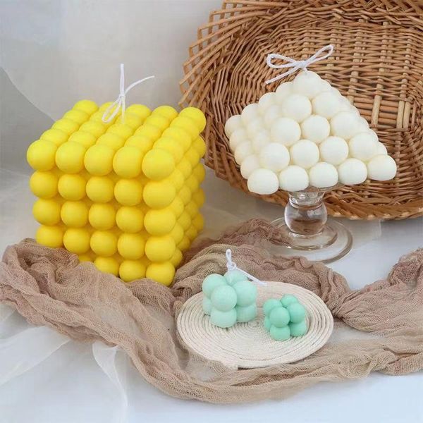 

craft tools round spherical large wax molds plaster mold aroma candles 3d shape handmade silicone moulds diy candle decoration mould