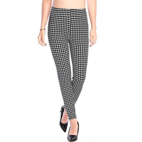 

women's leggings indjxnd women cartoon printed workout high waist push up camouflage fitness pencil pants knitted spandex ankle-length, Black