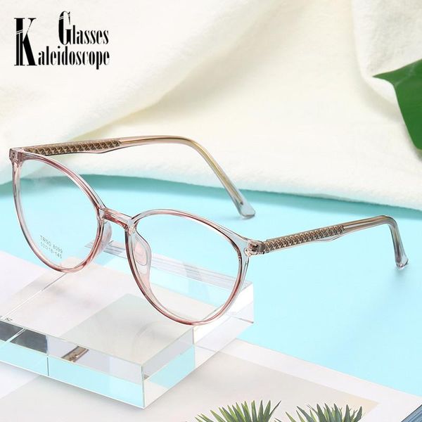 

fashion sunglasses frames vintage tr glasses frame round eyewears eyeglasses women's transparent spectacle, Black