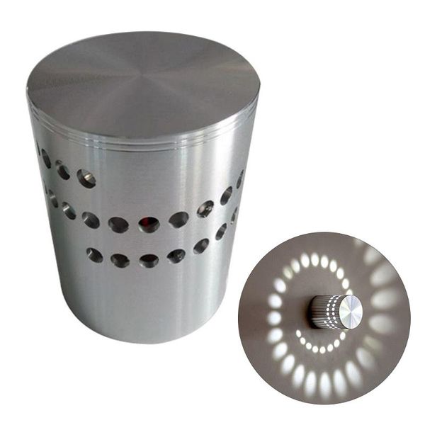 

wall lamp 1w modern spiral led sconce ceiling down light disco bar ktv (white light)