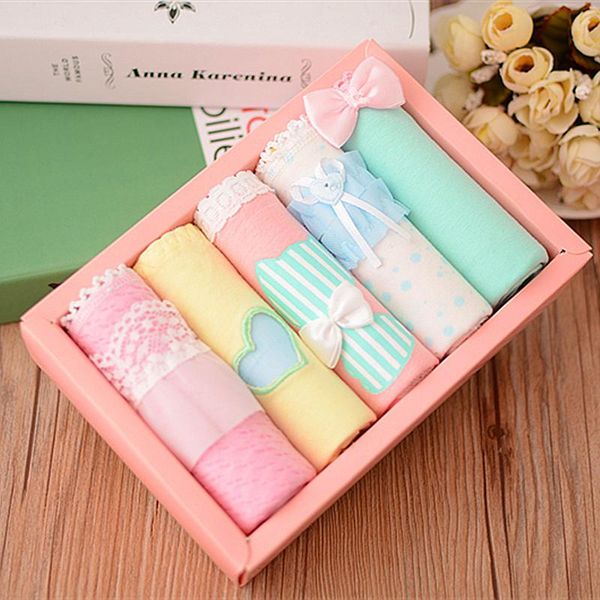 

5pcs/lot girl underwear lace panties kids shorts briefs cotton panties wholesale teenage underwear bow-knot underpants, Camo