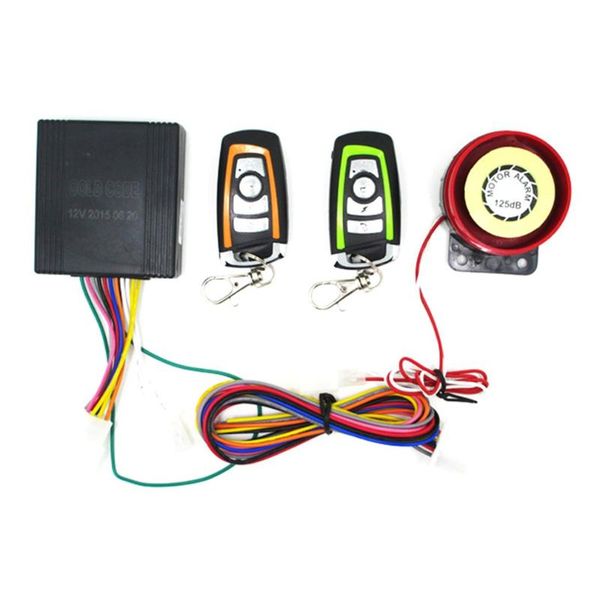 

alarm & security anti-theft system two-way with engine start remote control universal motorcycle car