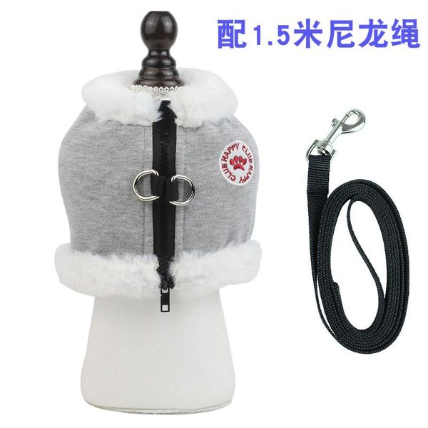 

dog collars & leashes style winter plush chest strap for comfort and warmth