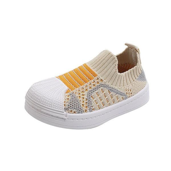 

first walkers infants summer boys knitted shoes one-step soft sole breathable baby children's sports casual flats cute toddlers