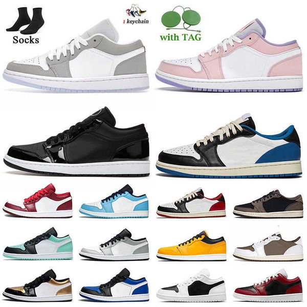 

fashion jumpman 1 low basketball shoes 1s wolf grey carbon fiber all-star arctic punch black toe fragment reverse mocha unc camo