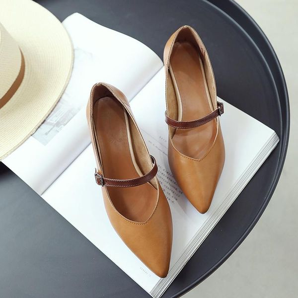 

dress shoes pqecfs big size 32-46 spring & autumn fashion women med heel square heels pumps 4 colors, Black